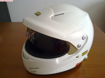Vendo casco omp integral con clips hans  nuevo.... 325 €