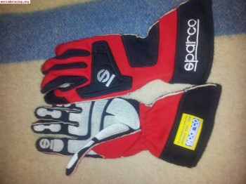 Vendo guante y sotocascos sparco