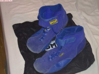 Vendo botiines omp (azules) t-43(mi pie es del 42),practicam