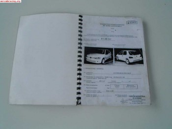 Vendo ficha homologacion 106