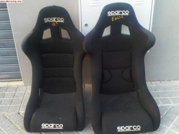 Baquets sparco fibra caducados