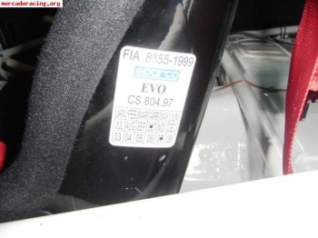 Baquets sparco evo y rev