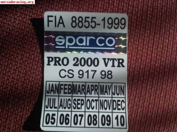 Pegatina sin ticar para sparaco pro 2000 vtr