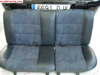 Asientos renault clio fase 1 16v de cuero.