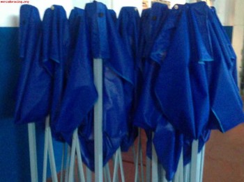 Carpas  de 3 x3 pegables e impermeables diferentes colores o