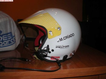 Vendo 2 cascos- sparco-pro-rallie peltor  y   wtt touring co