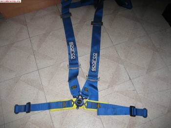 Arnes sparco 4 ptos azul 50 euros