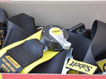 Baquets corbeau alpine xl con apoya-cabezas y arneses sabelt