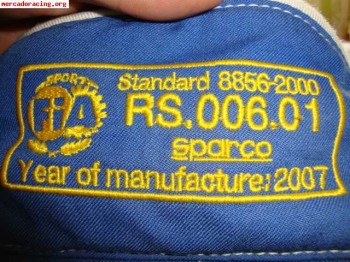 Vendo mono ignifugo marca sparco