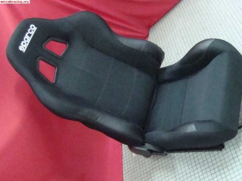 Semibakets sparco torino con guias para c2