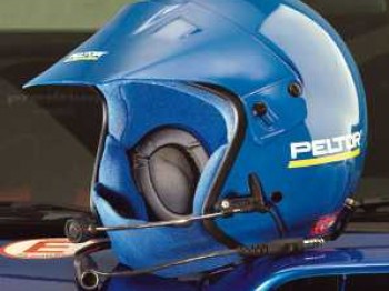 Vendo casco peltor carbono azul