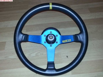 Volante sparco y piña omp.