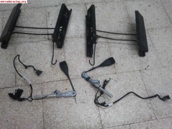 Bases carrileras recaro y pretensores megane ii 