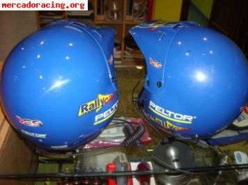 Cascos peltor azules