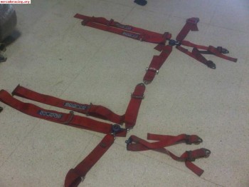 Pareja de arneses 6 puntos sparco