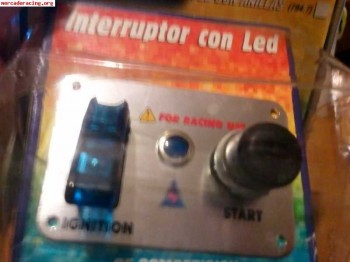 Boton de arranque de aviacion tipo rally