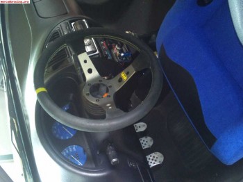 Volante desplazado omp corcisa y piña saxo vts