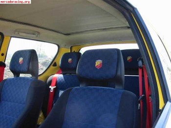Cinturones rojos seicento sporting abarth