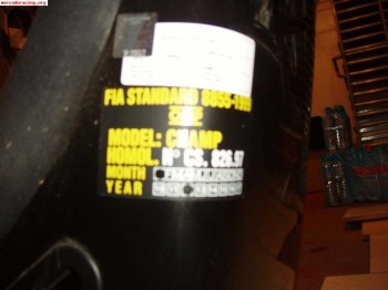 Baquet nuevo omp de fibra