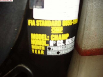 Baquet nuevo omp de fibra