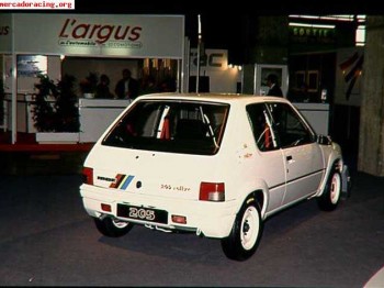 Cinturones rojos peugeot 205 rallye impolutos