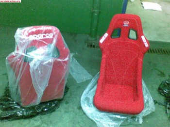 Baquets sparco sprint por sparco evo o recaro pole position