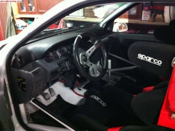 Baket sparco adv,estincion,freno mano hidraulico y portacasc