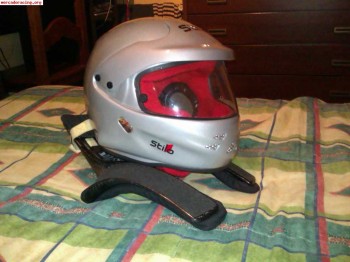 Vendo casco y hans