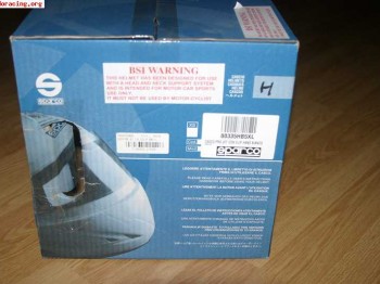 Vendo casco sparco pro jet con clip de hans