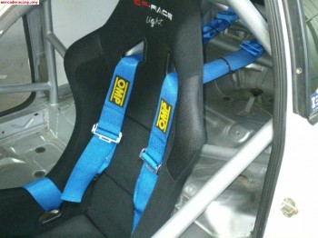 Baket gp race y arnes omp 6 puntos