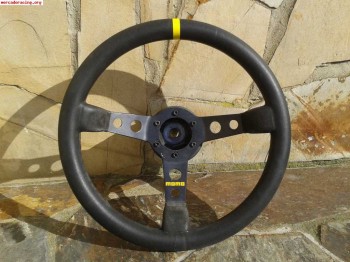 Volante piel vuelta momo