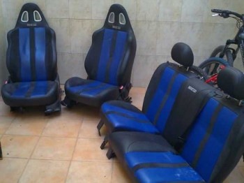 Asientos sparco focus 1  rs 
