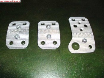 Juego de pedales aluminio sparco.