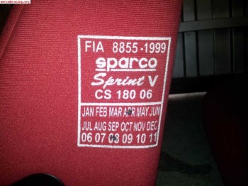 Baquets sparco sprint v