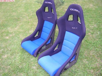 Baquets cobra de fibra muy nuevos