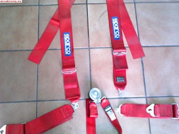 Par de arneses sparco 6 puntos