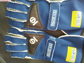 Lote de guantes sparco costuras por fuera lo mas altos de la