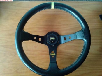 Volante desplazado omp corsica original negro