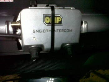 Interfonos, volante y backet