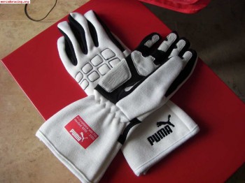 Guantes y botines puma. homologados.