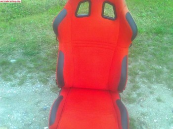 Asiento semibaket sparco torino rojo