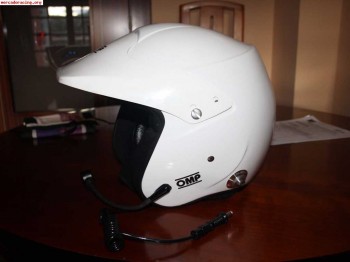 Se vende casco omp 6 carreras compatible con peltor (sa2010)