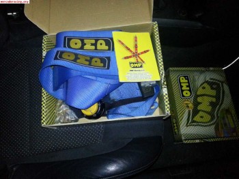 Venta pareja de arneses omp azules de 4 puntos