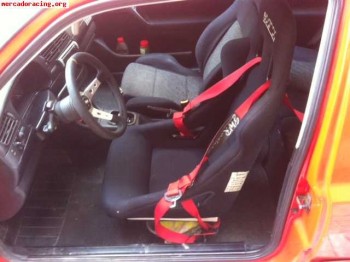 Vendo volante baquet y arnes