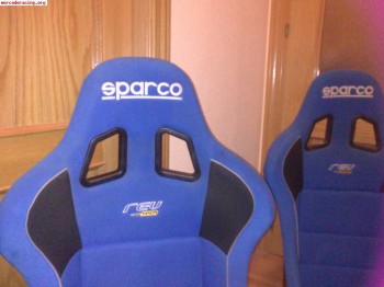 2 baket sparco rev azules con homologacion hasta marzo 2017