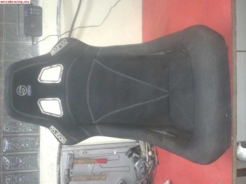 Baquet sparco con arneses