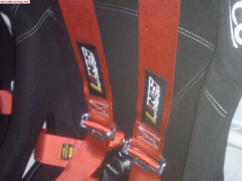 Venta de material de competición bacquets, arneses y extinto