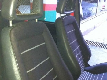 Recaro ford capri mk3 y cinturones rojos