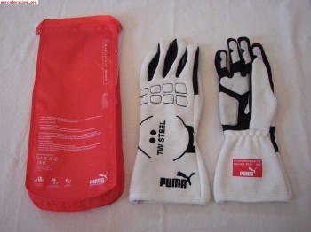Guantes y botines puma. homologados.