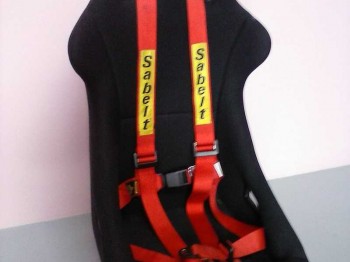 Asiento baquet omp y arnes sabelt